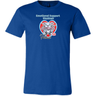 Emotional Support Human - Blue Nose Pitbull - Canvas brand Mens Shirt