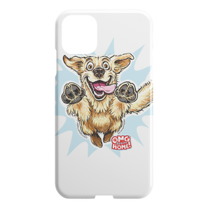 OMG Golden Retriever iPhone Case
