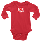 OMG Logo - Long Sleeve Baby Bodysuit