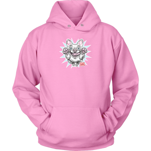 White French Bulldog - Frenchie - Unisex Hoodie