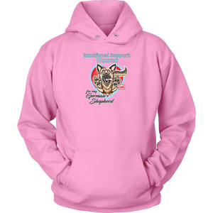 Emotional Support Human - German Shepherd - Unisex Hoodie