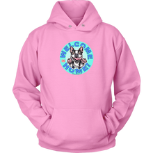 Load image into Gallery viewer, Boston Terrier - Welcome Home - Unisex Hoodie