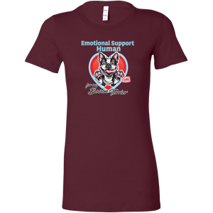 Emotional Support Human - Boston Terrier Womens Shirt for Bostie Lovers