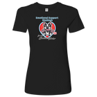 Emotional Support Human - Boston Terrier Womens Shirt for Bostie Dog Lovers