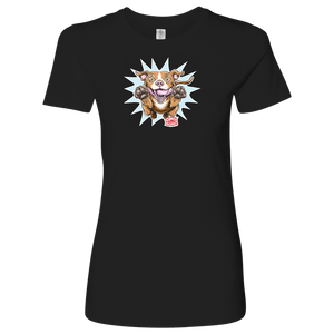 OMG Red Nose Pitbull - Next Level Womens Shirt