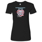 Emotional Support Human - Blue Nose Pitbull - Womens Shirt for Pittie Dog Lovers