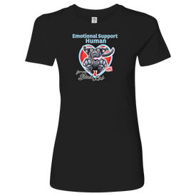 Emotional Support Human - Black Labrador Retriever - Womens Shirt for Dog Lovers