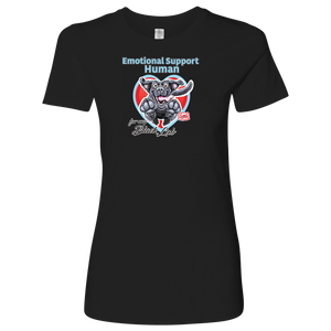 Emotional Support Human - Black Labrador Retriever - Womens Shirt for Dog Lovers