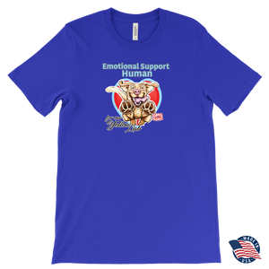 Emotional Support Human - Yellow Labrador Retriever - Canvas brand Mens T-Shirt