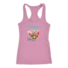 Emotional Support Human - Yellow Labrador Retriever - Next Level Racerback Tank