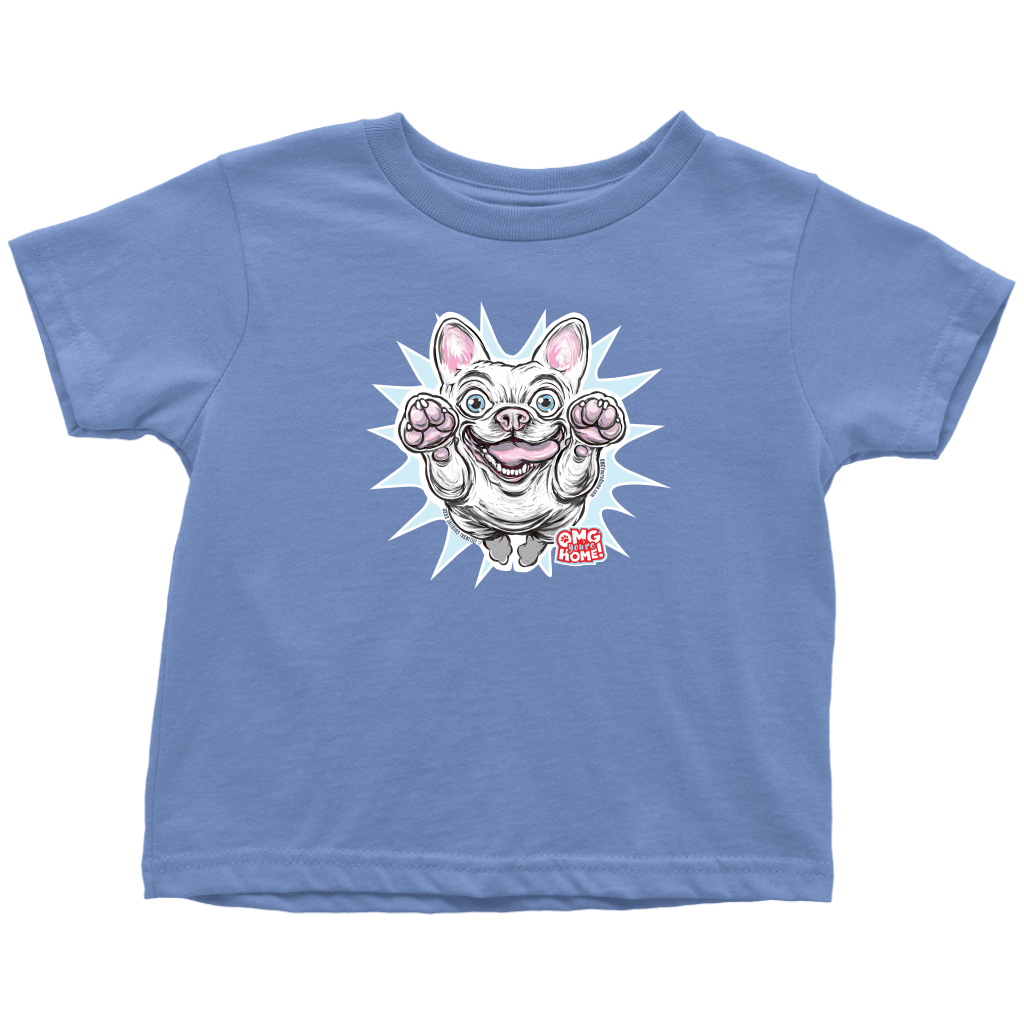 White French Bulldog - Frenchie - Toddler T-Shirt