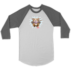 Red Nose Pitbull - Canvas brand Unisex 3/4 Raglan