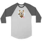 Yorkshire Terrier (Yorkie) - Canvas brand Unisex 3/4 Raglan