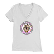 Load image into Gallery viewer, German Shepherd Mom - Bella Womens V-Neck