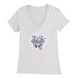 OMG Blue Nose Pitbull  Womens V-Neck
