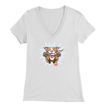 Load image into Gallery viewer, Red Nose Pitbull - Bella Womens V-Neck