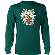 Load image into Gallery viewer, Yorkshire Terrier (Yorkie) -Green Long Sleeve Shirt