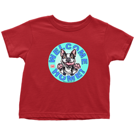 Boston Terrier - Welcome Home - Toddler T-shirt